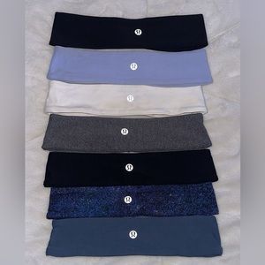 lululemon headbands (7) multi colors